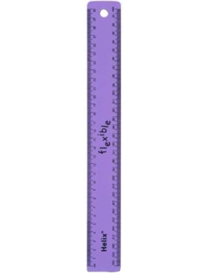 Helix Flexible Tinted Ruler 30cm - Purple